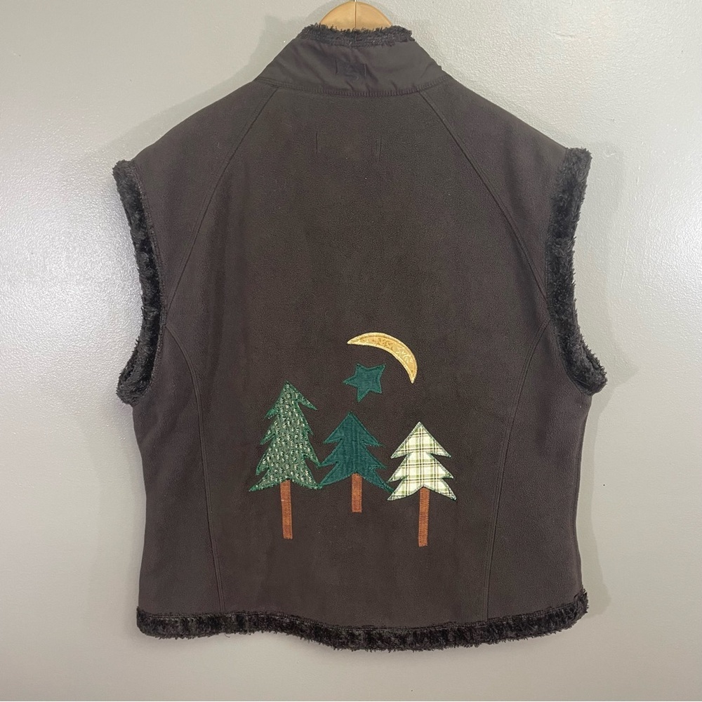 Storm Creek women’s 2XL lined vest Cabincore celestial Tree western - Picture 5 of 9